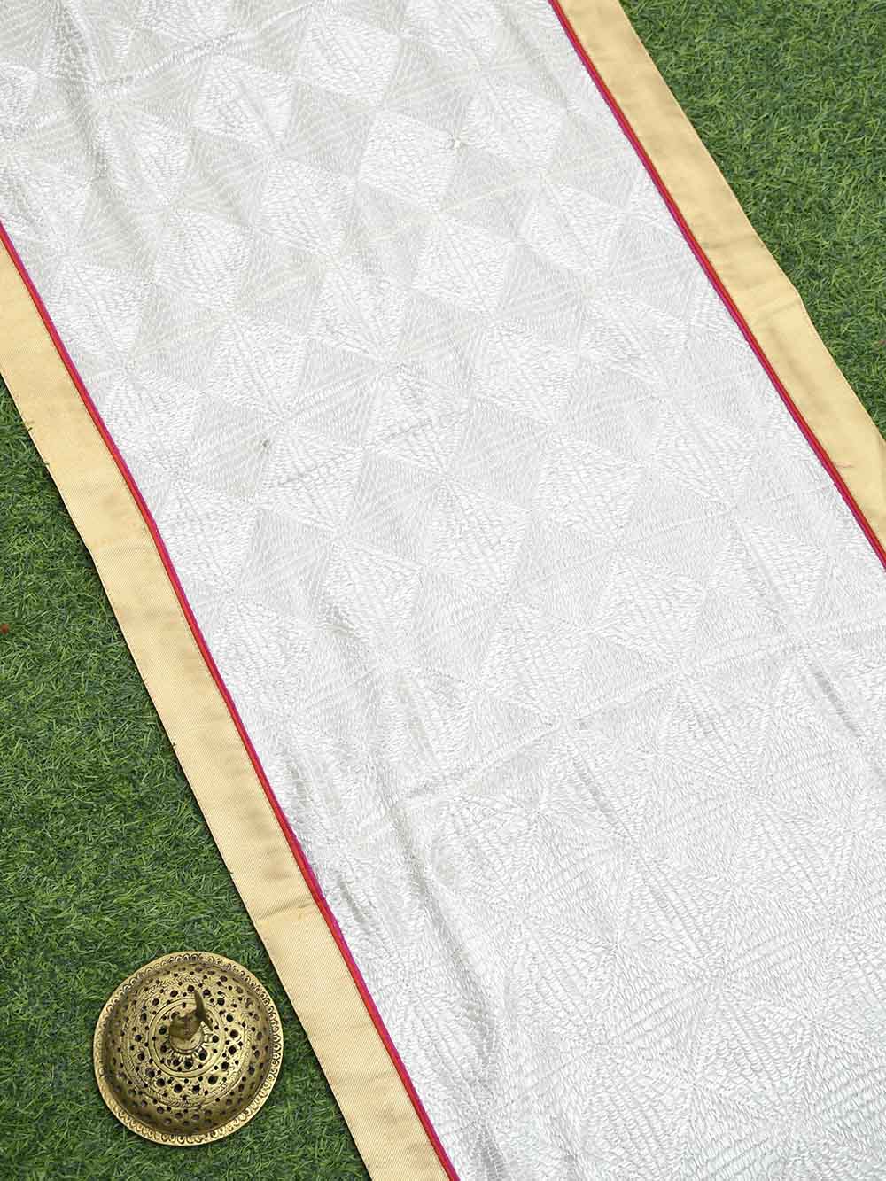 Pink Tussar Silk Handloom Banarasi Suit - Sacred Weaves