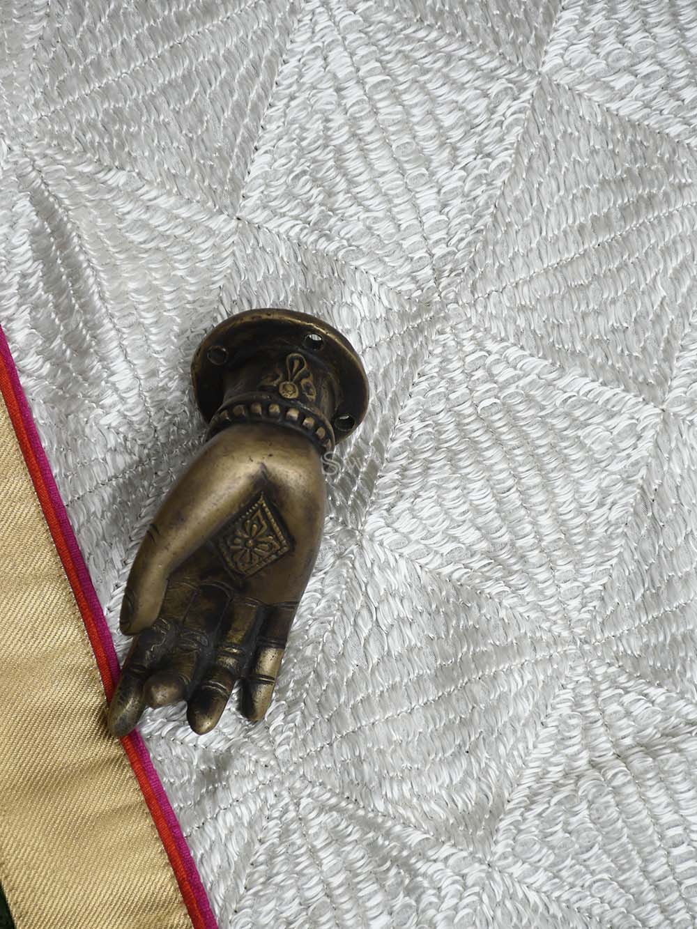 Pink Tussar Silk Handloom Banarasi Suit - Sacred Weaves