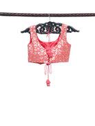 Pink Uppada Silk Banarasi Ready-made Blouse - Sacred Weaves