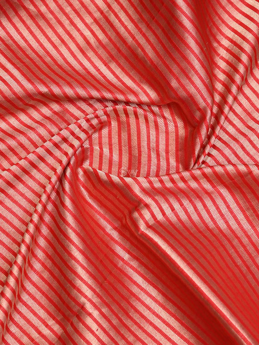 Red Katan Silk Handloom Banarasi Suit - Sacred Weaves