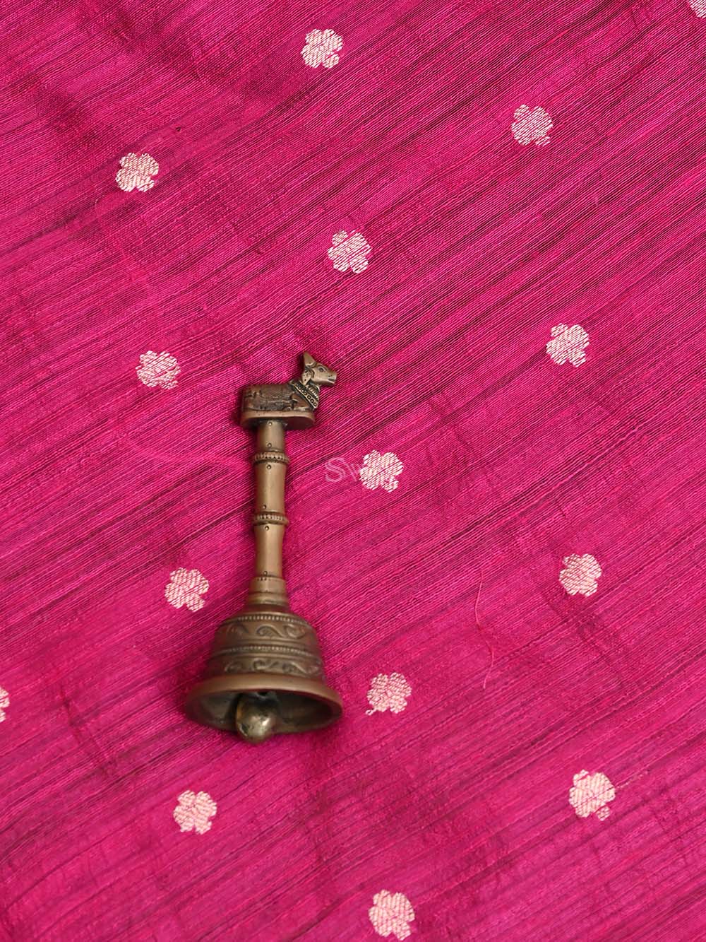 Magenta Dupion Silk Handloom Banarasi Suit - Sacred Weaves