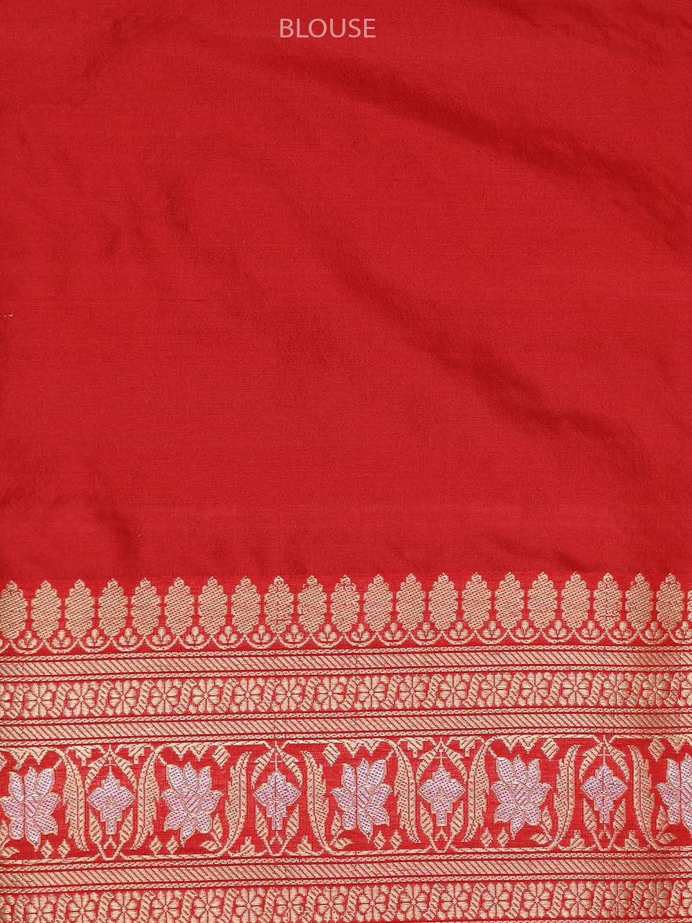 Magenta Pink Orange Jaal Katan Silk Handloom Banarasi Saree - Sacred Weaves