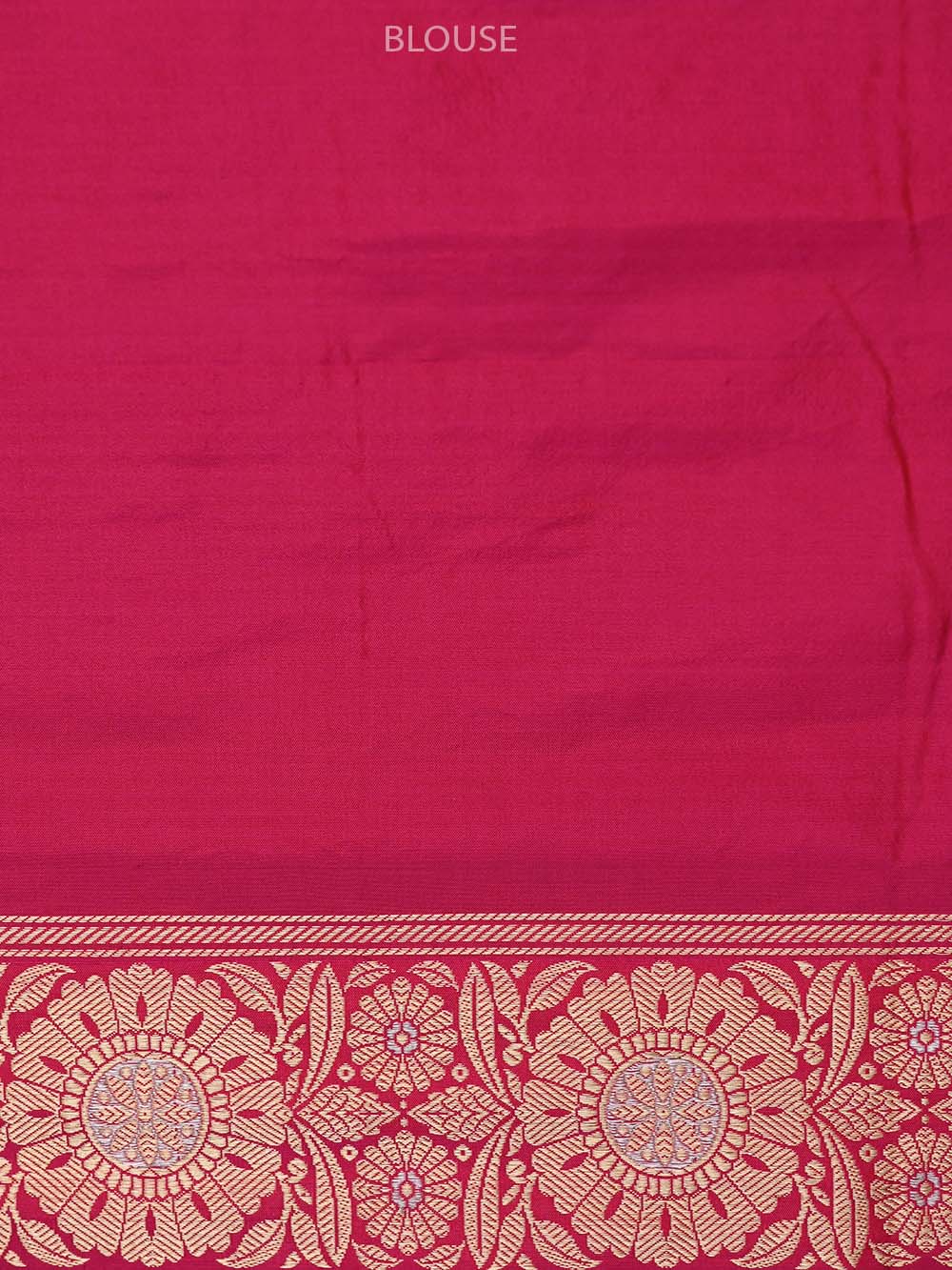 Pink Orange Jaal Katan Silk Handloom Banarasi Saree - Sacred Weaves
