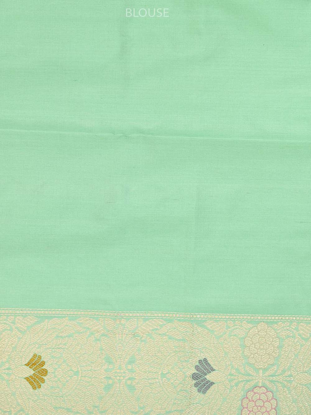 Pista Green Meenakari Katan Silk Handloom Banarasi Saree - Sacred Weaves