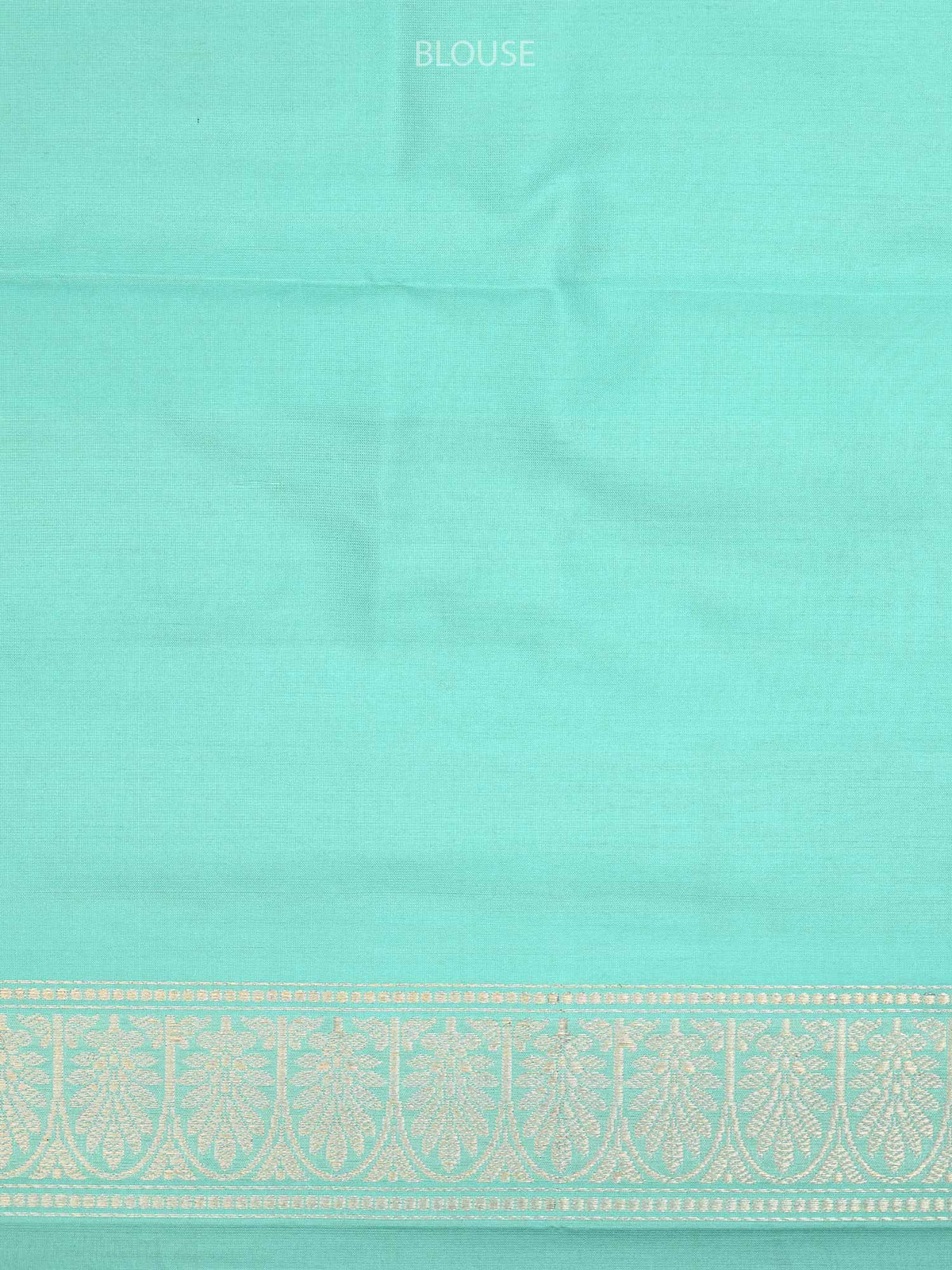 Aqua Blue Meenakari Katan Silk Handloom Banarasi Saree - Sacred Weaves