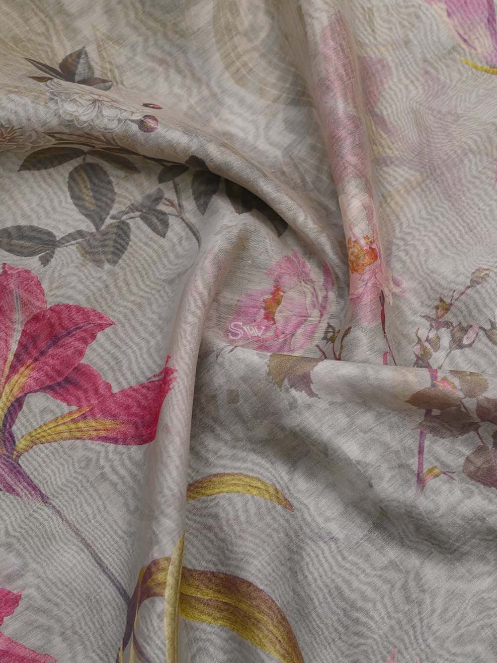 Light Yellow Cotton Handloom Banarasi Suit - Sacred Weaves