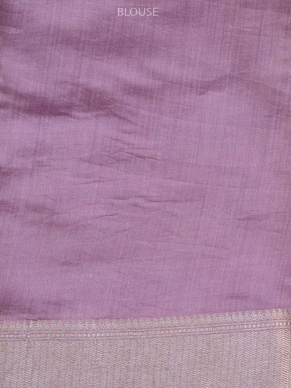 Dusky Pink Chiniya Silk Handloom Banarasi Saree - Sacred Weaves