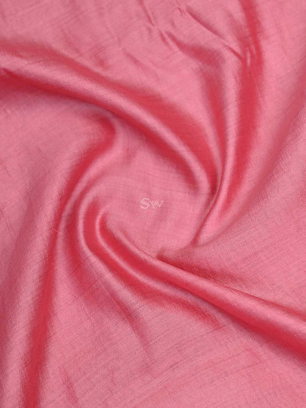 Light Coral Pink Chiniya Silk Handloom Banarasi Saree - Sacred Weaves
