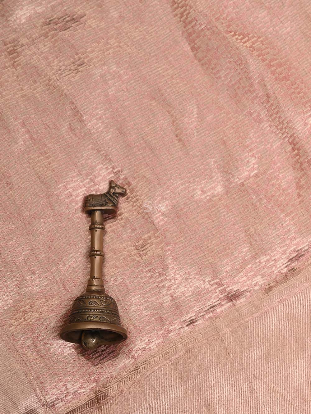 Lilac Chiniya Silk Handloom Banarasi Suit  - Sacred Weaves