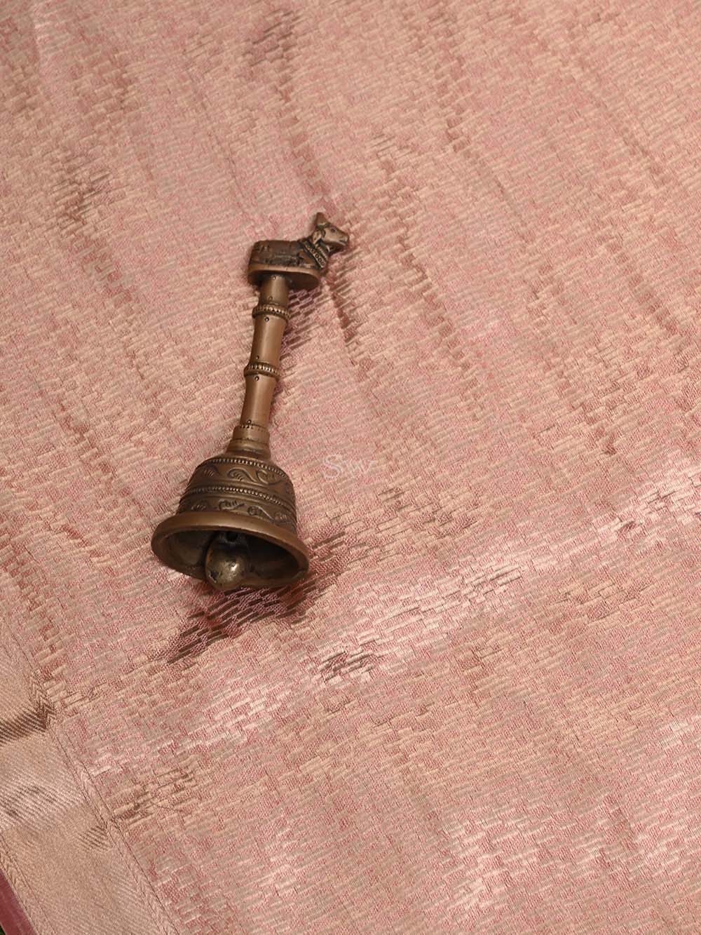 Lilac Chiniya Silk Handloom Banarasi Suit  - Sacred Weaves